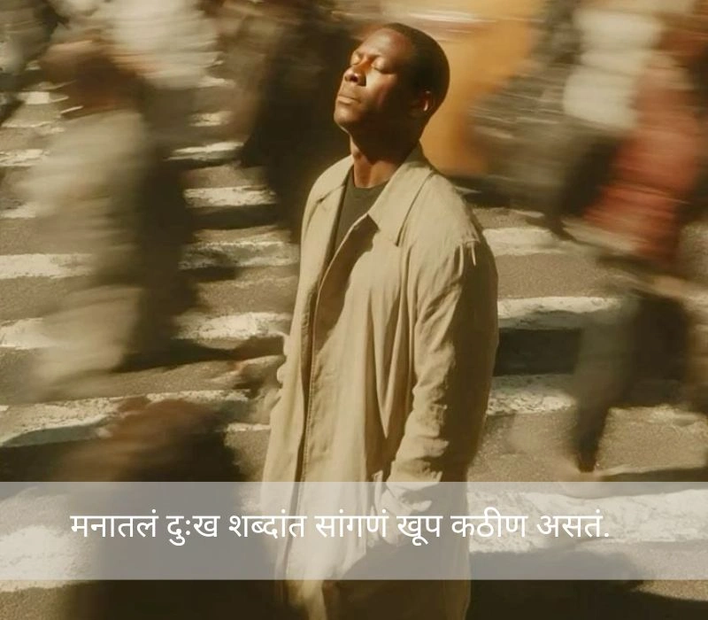 Koni Konacha Nasta Upset Sad Status in Marathi