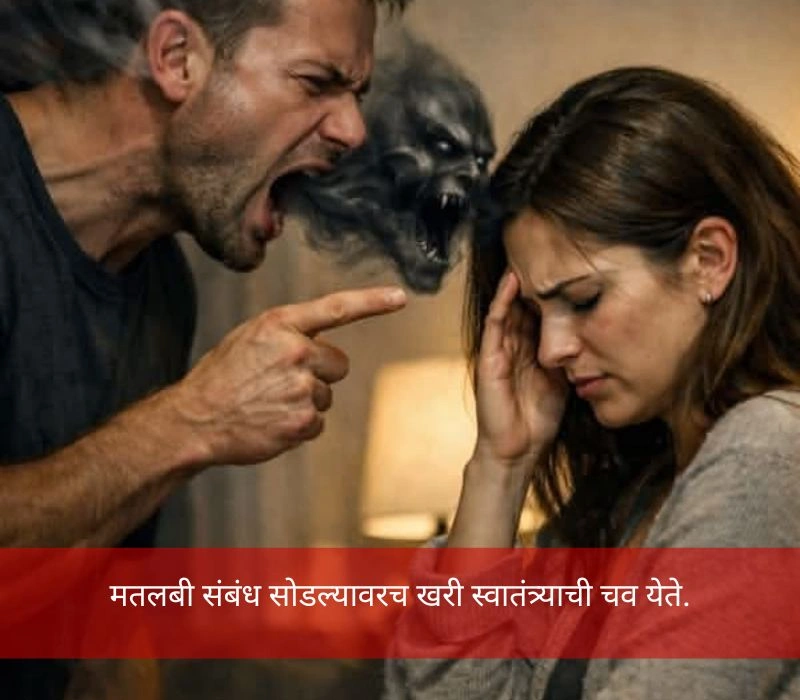 नातेवाईक टोमणे मराठी स्टेटस स्वार्थी लोक
