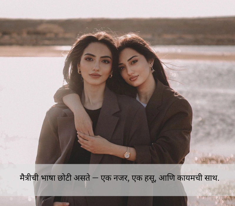 Dosti Caption In Marathi For Girl