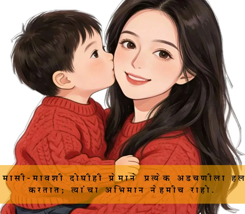 Family Mavshi Quotes In Marathi Text