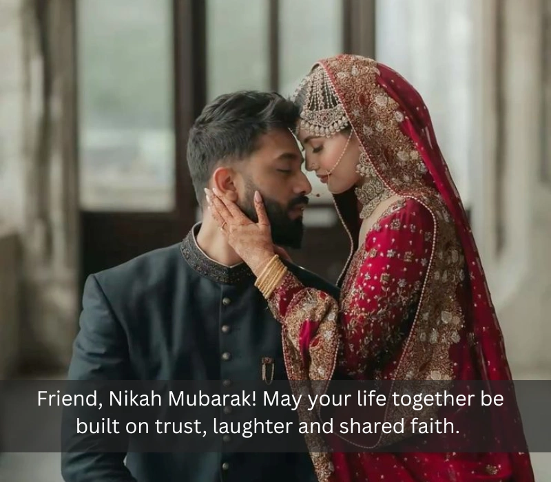 Nikah Mubarak Wishes In English