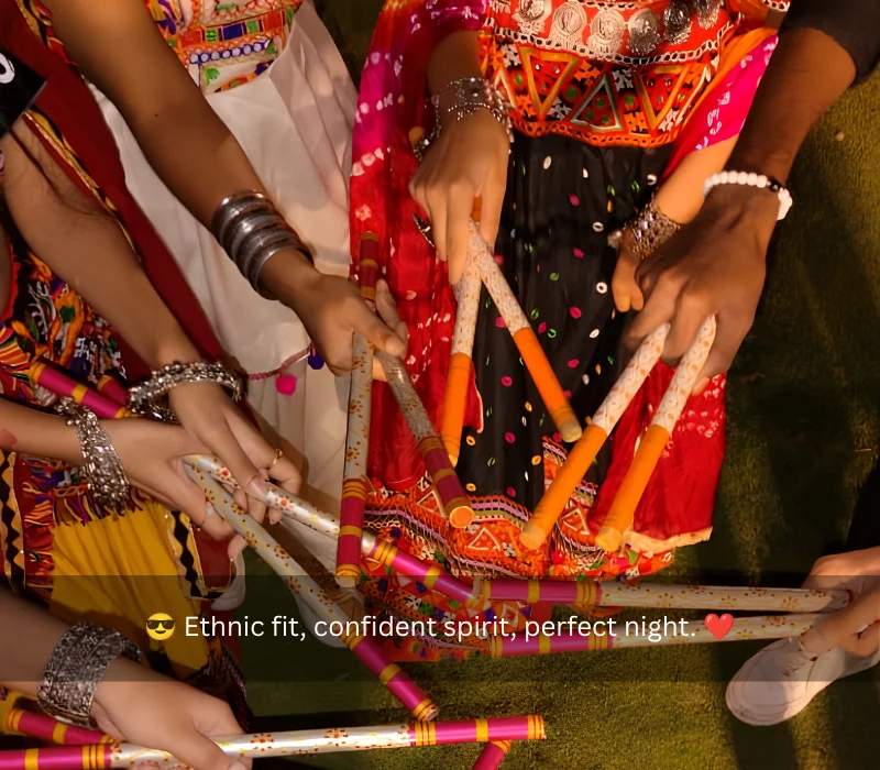 Navratri Caption For Couple